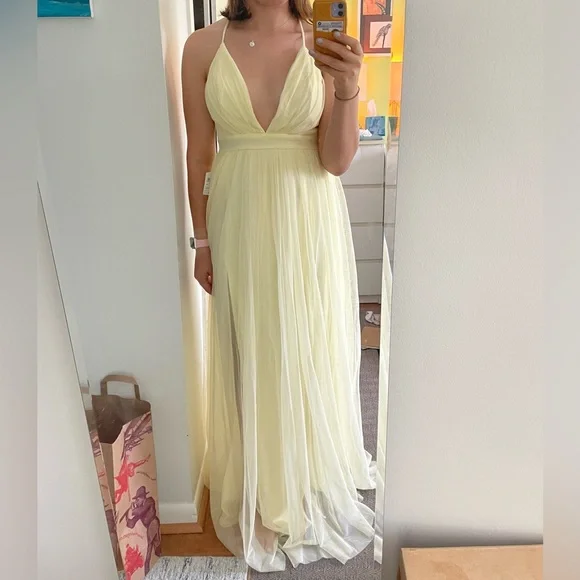 purple and yellow dress Game Day Tier Dress